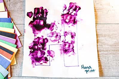 H Is For Handprint