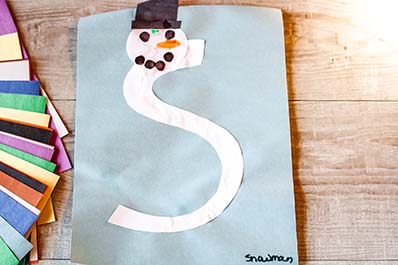 S For Snowman