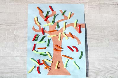 Pipe cleaner tree activity